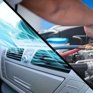 فحص كامل دائرة التكييف بالجهاز